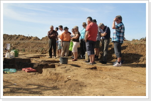 Ausgrabungen im Menninger Baugebiet Leerental II